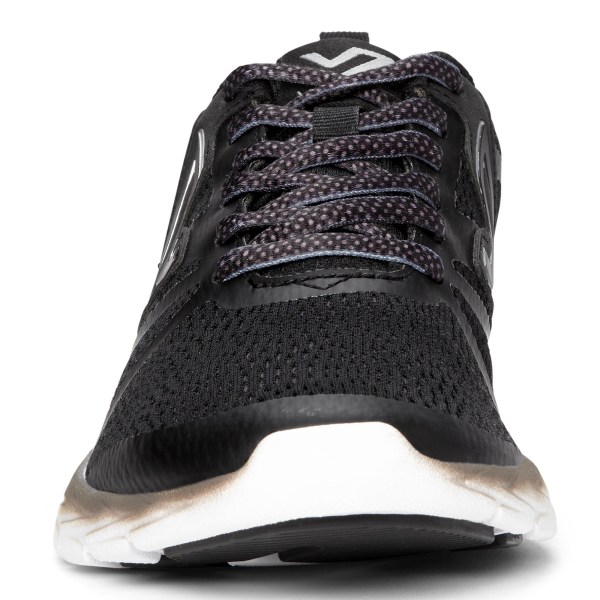 Vionic Trainers Ireland - Miles Active Sneaker Black - Womens Shoes Sale | BJUHP-9740